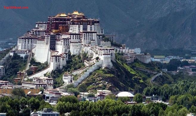 The Potala Palace in Lhasa