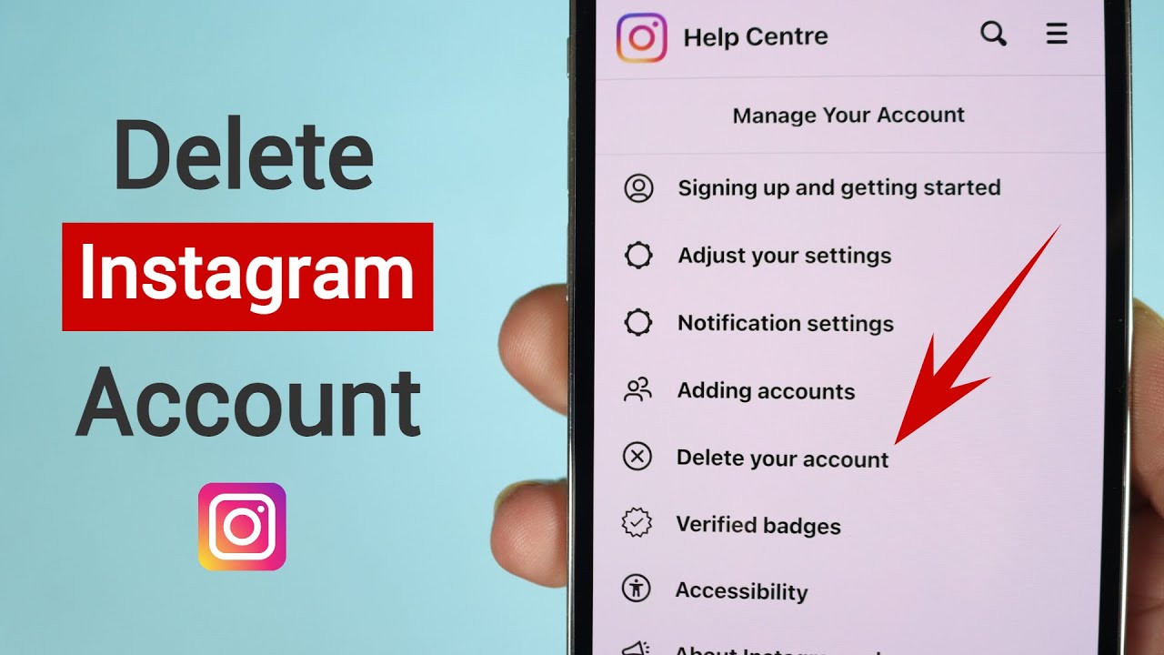 How to Delete an Instagram Account