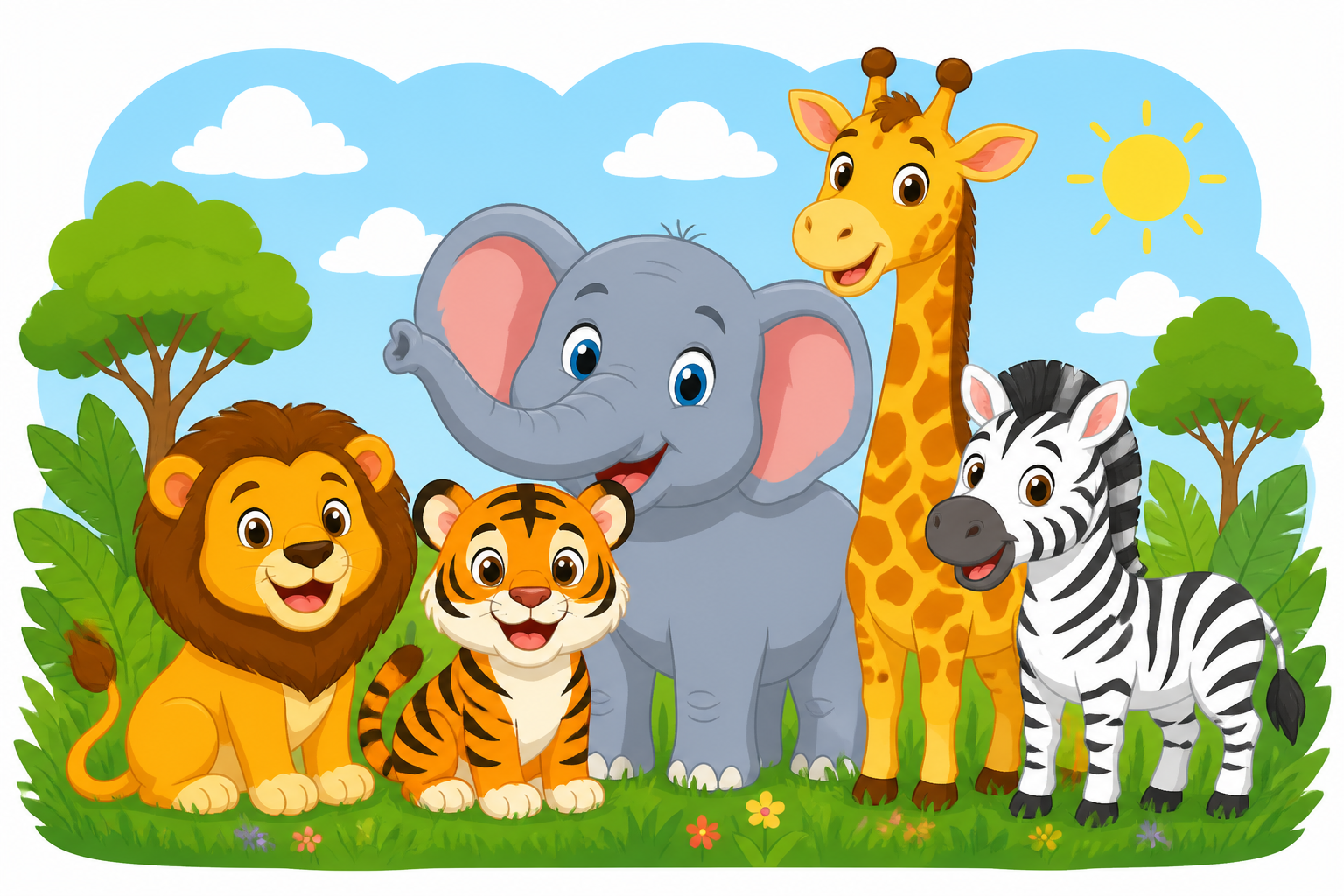 Wild Animals for Kids for kids