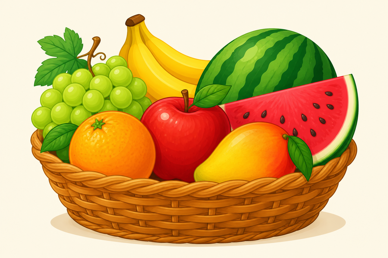 Kids picture book fruits chart cover