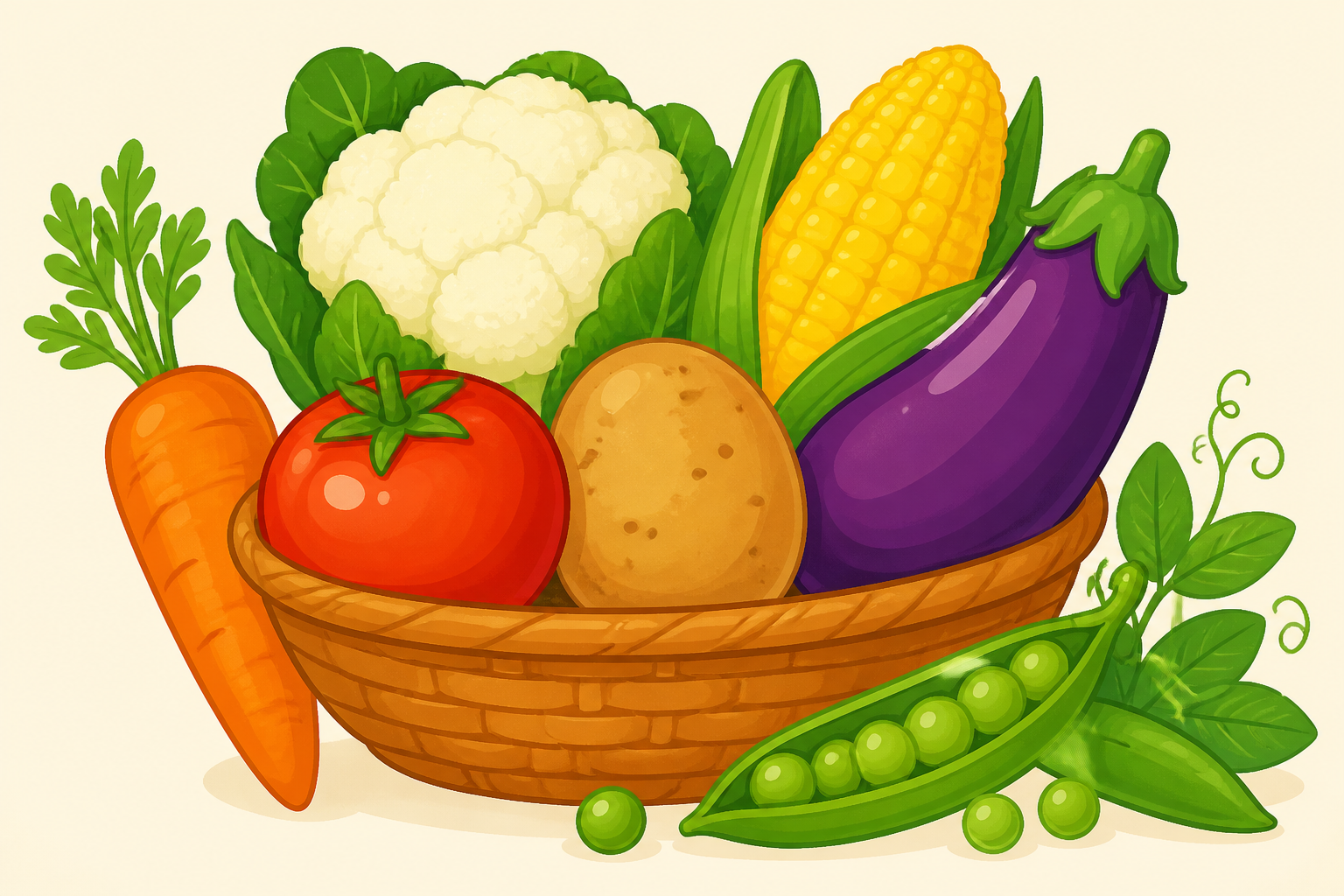 Vegetables Names for Kids for kids